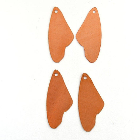 Copper Blanks - 14# Wing Copper Blanks 24g Gauge, Solid