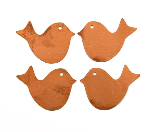 Copper Blanks - 131# Bird copper blank - 24 Gauge, Solid