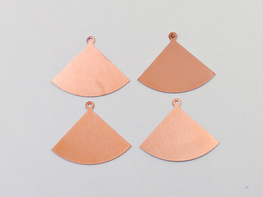 Copper Blanks - 170# Triangle copper blank, 24 Gauge, Solid