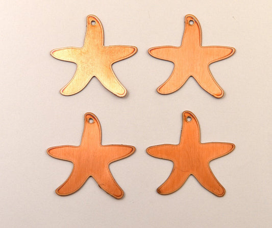 Copper Blanks - 151# Starfish copper blank- 24 Gauge, Solid