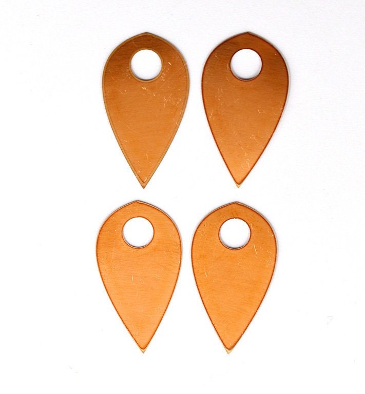 Copper Blanks - 158# Drop copper blank - 24 Gauge, Solid