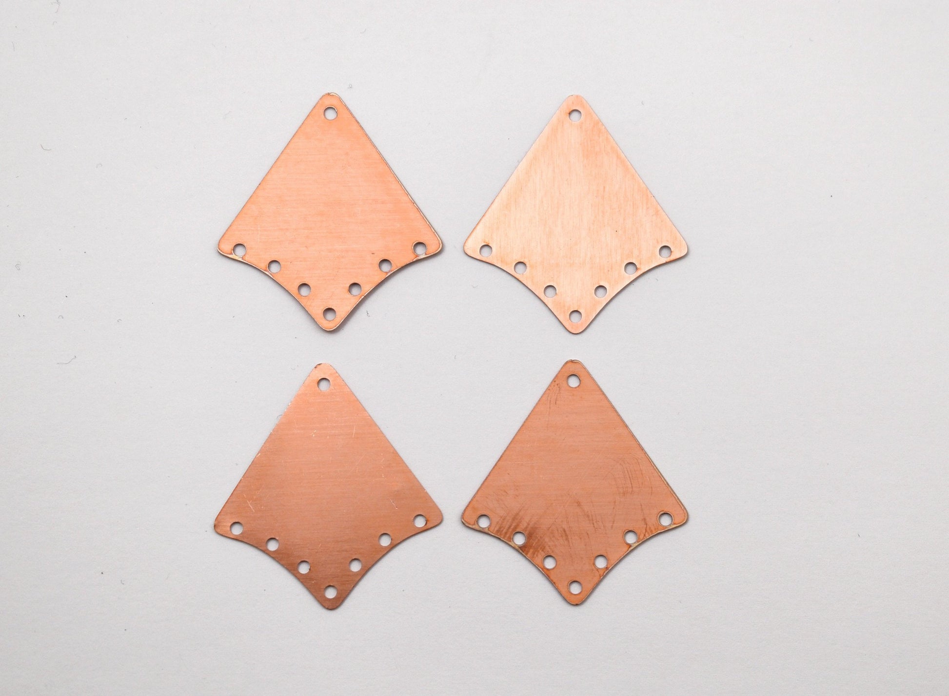 Copper Blanks - 195# Triangle copper blank - 24 Gauge, Solid