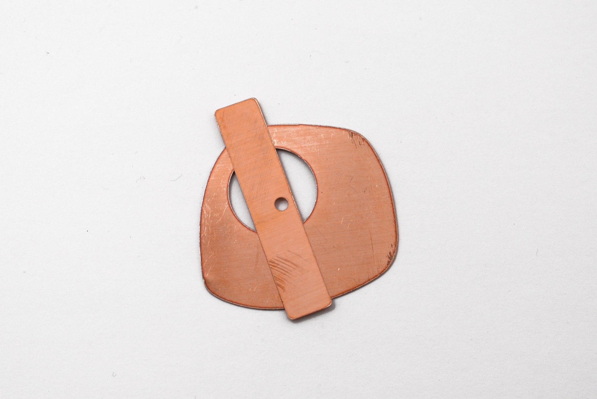 Copper Blanks - 144a# Clasp copper blank - 24 Gauge, Solid