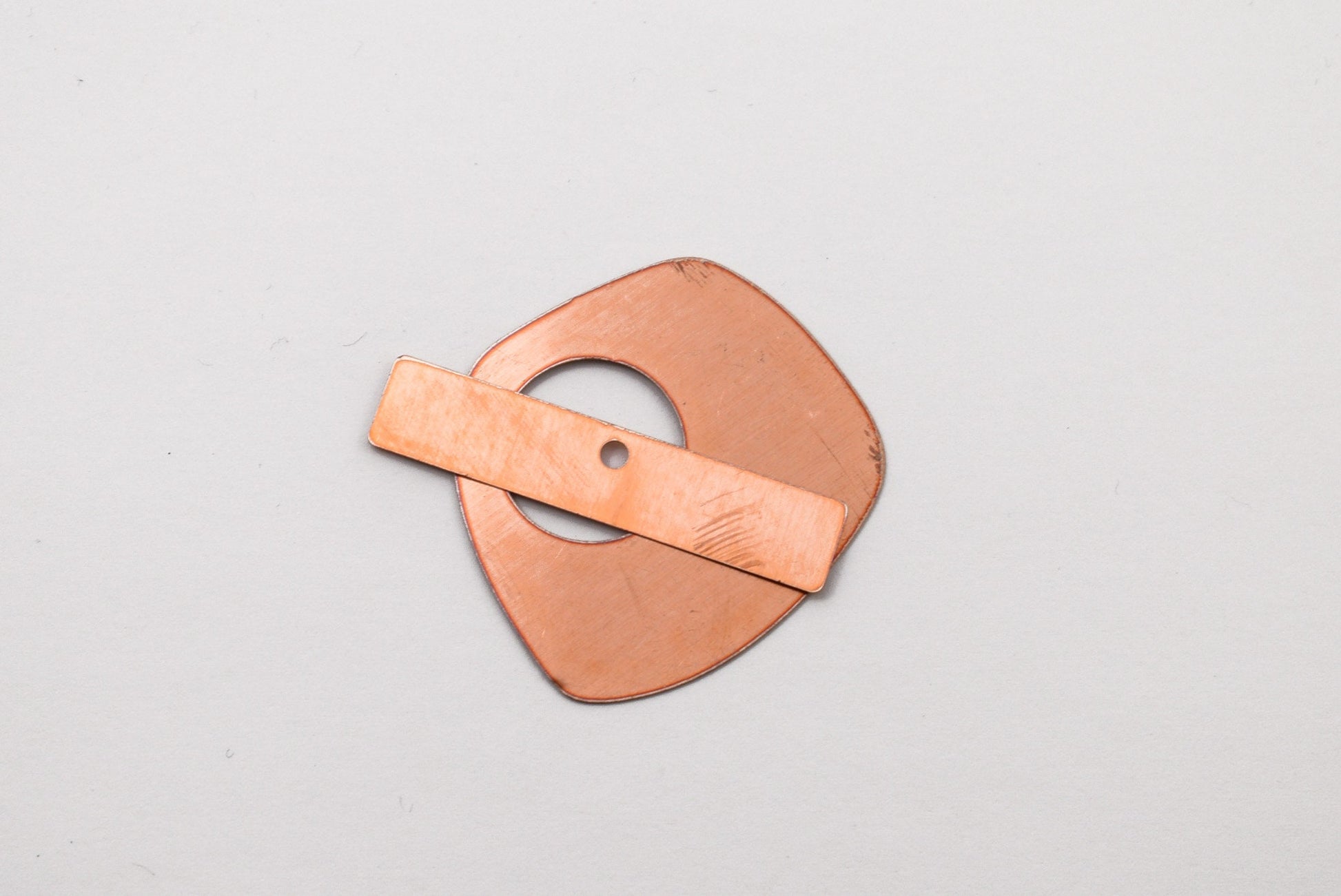 Copper Blanks - 144a# Clasp copper blank - 24 Gauge, Solid