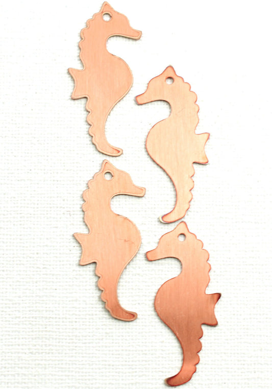 Copper Blanks - 45# Seahorse copper blank - 24 Gauge, Solid