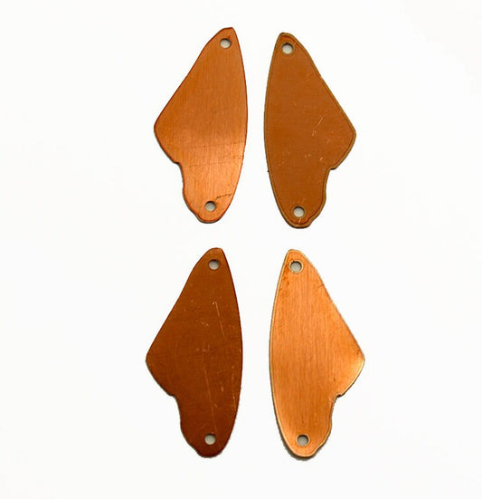Copper Blanks - 14# Wing Copper Blanks - 24 Gauge, Solid