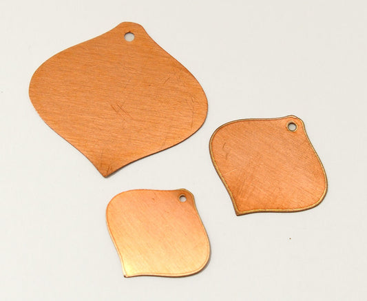 Copper Blanks - 104# Drop Copper blank 24 Gauge, Solid