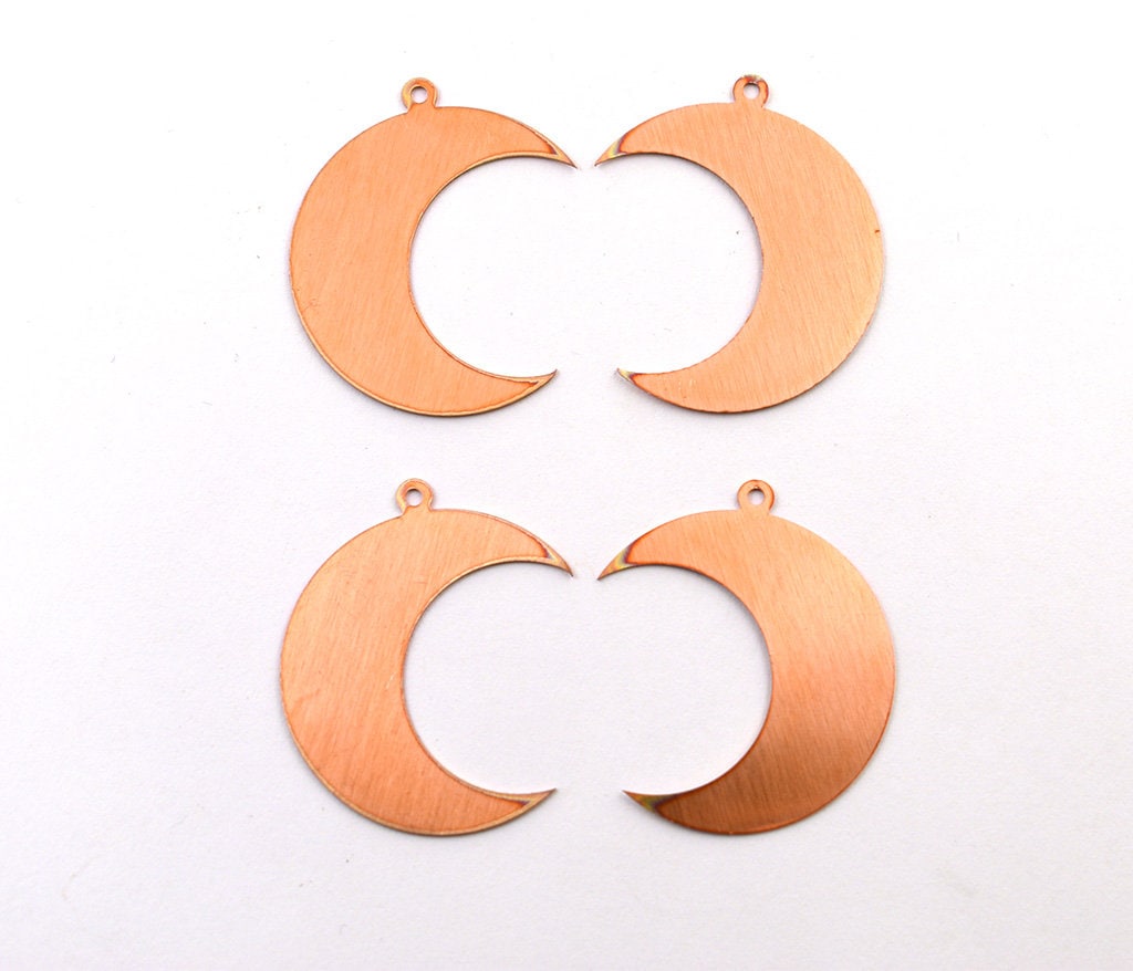 Copper Blanks - 178# Moon copper blank - 24 Gauge, Solid