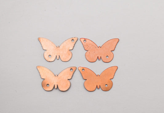 Copper Blanks - 11_a# Butterfly copper blank 24 Gauge, Solid