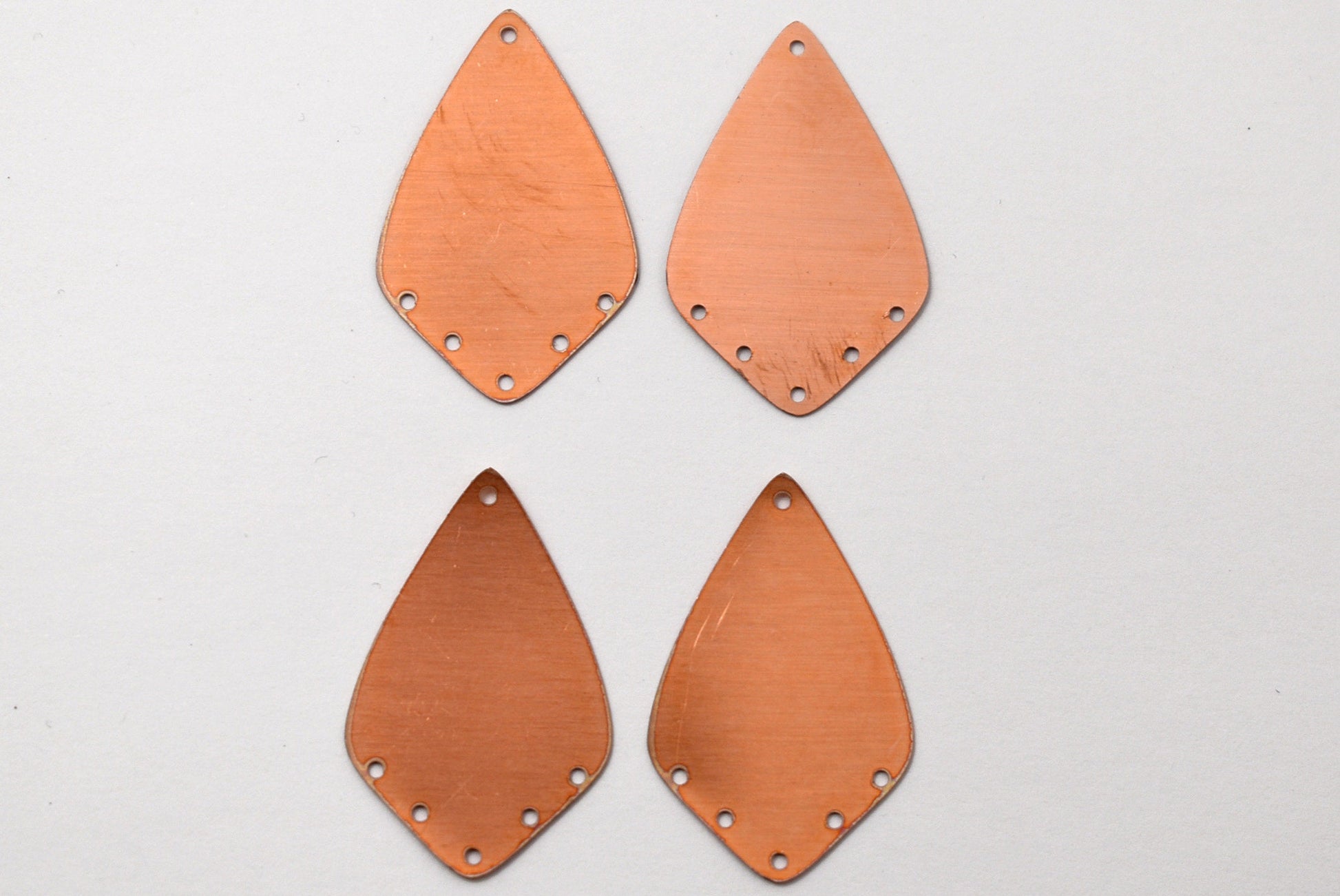 Copper Blanks - 194# Triangle copper blank, 24 Gauge, Solid