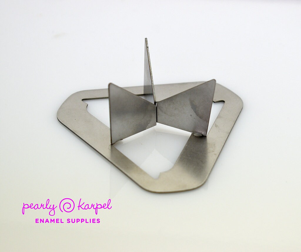 Enameling Supplies 3 Point Trivet for Torch Firing, Enameling, Diameter 3", Hight 1"