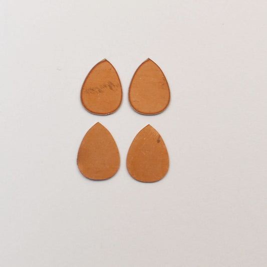 Copper - 87i# Small Triangle copper blank, , pack of 4