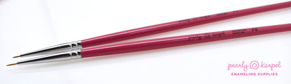 Enameling Supplies 1pc Paint Brush Professional Animal Hair Detail Miniature Brushe