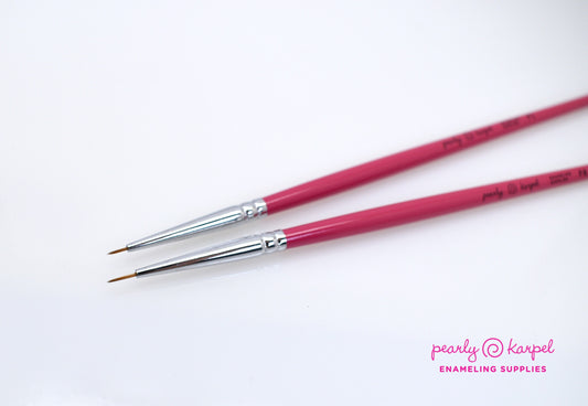 Enameling Supplies 1pc Paint Brush Professional Animal Hair Detail Miniature Brushe