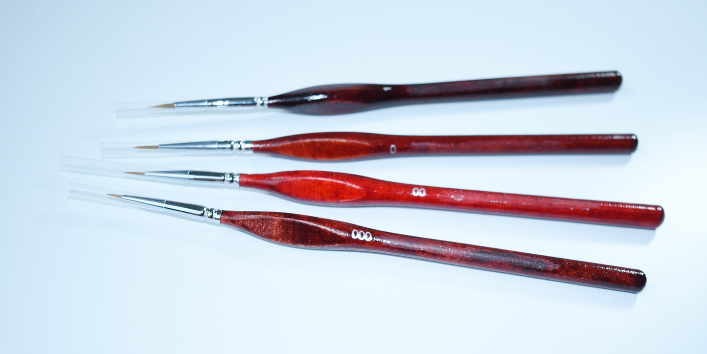 Enameling Supplies 1pc Paint Brush Professional Animal Hair Detail Small Brushe