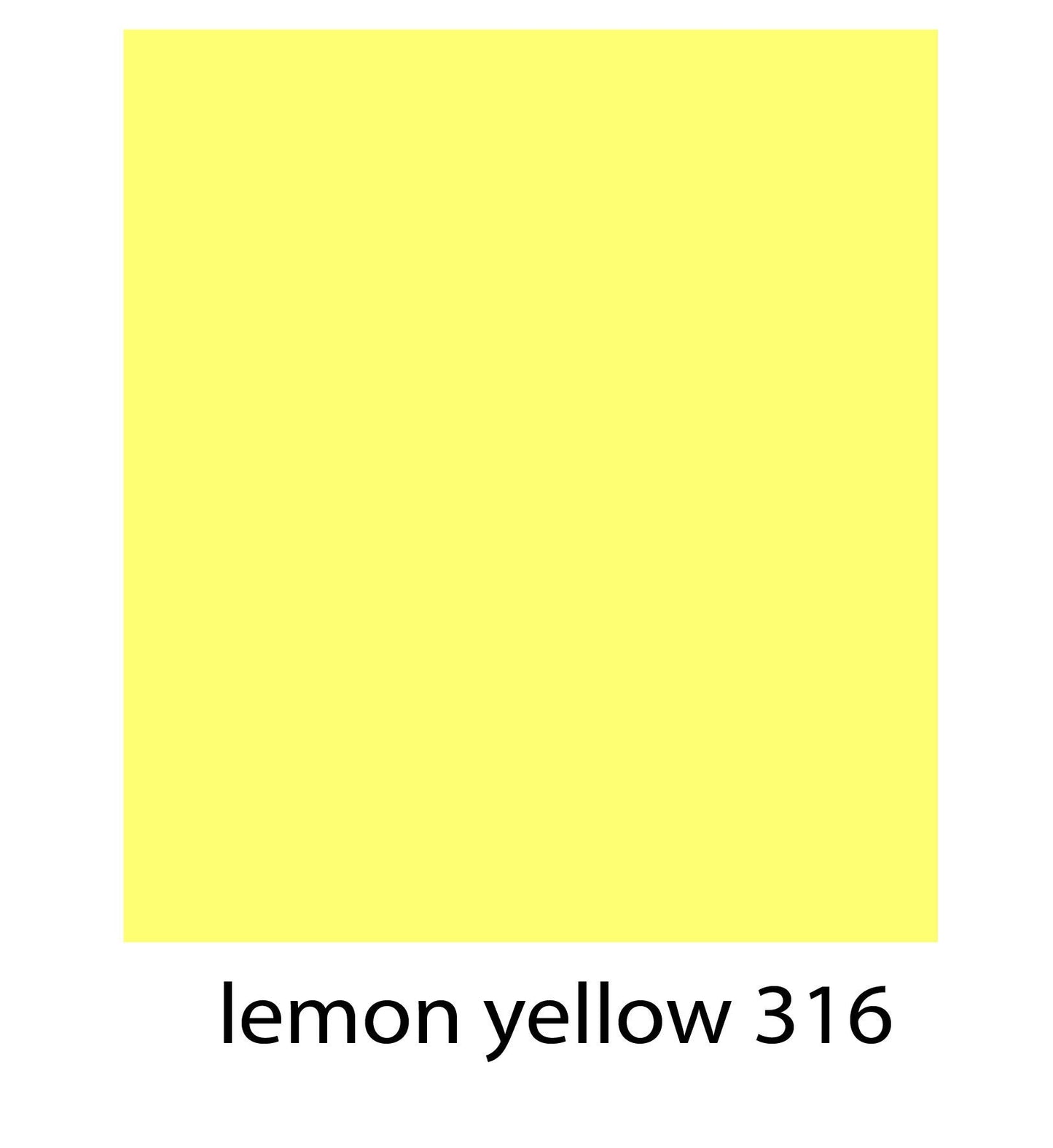 Paints - True Colors Paints For Enamels - Lemon Yellow 316 Lead Free