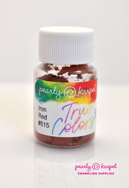 Paints - True Colors Paints For Enamels - iron red 515, Lead Free