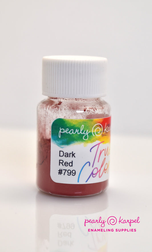 Paints - True Colors Paints For Enamels - dark red 799 Lead Free