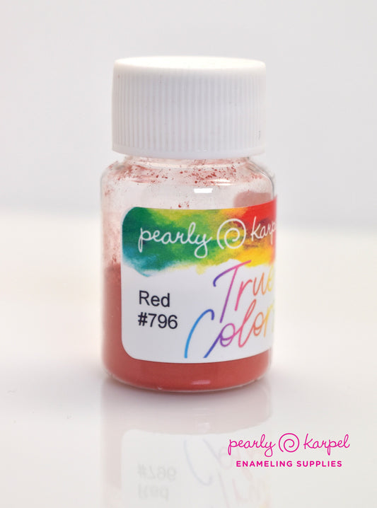 Paints - True Colors Paints For Enamels - red 796 Lead Free