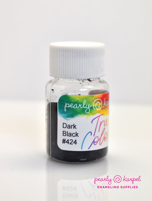 True Colors Paints For Enamels - Dark black 424 Lead Free
