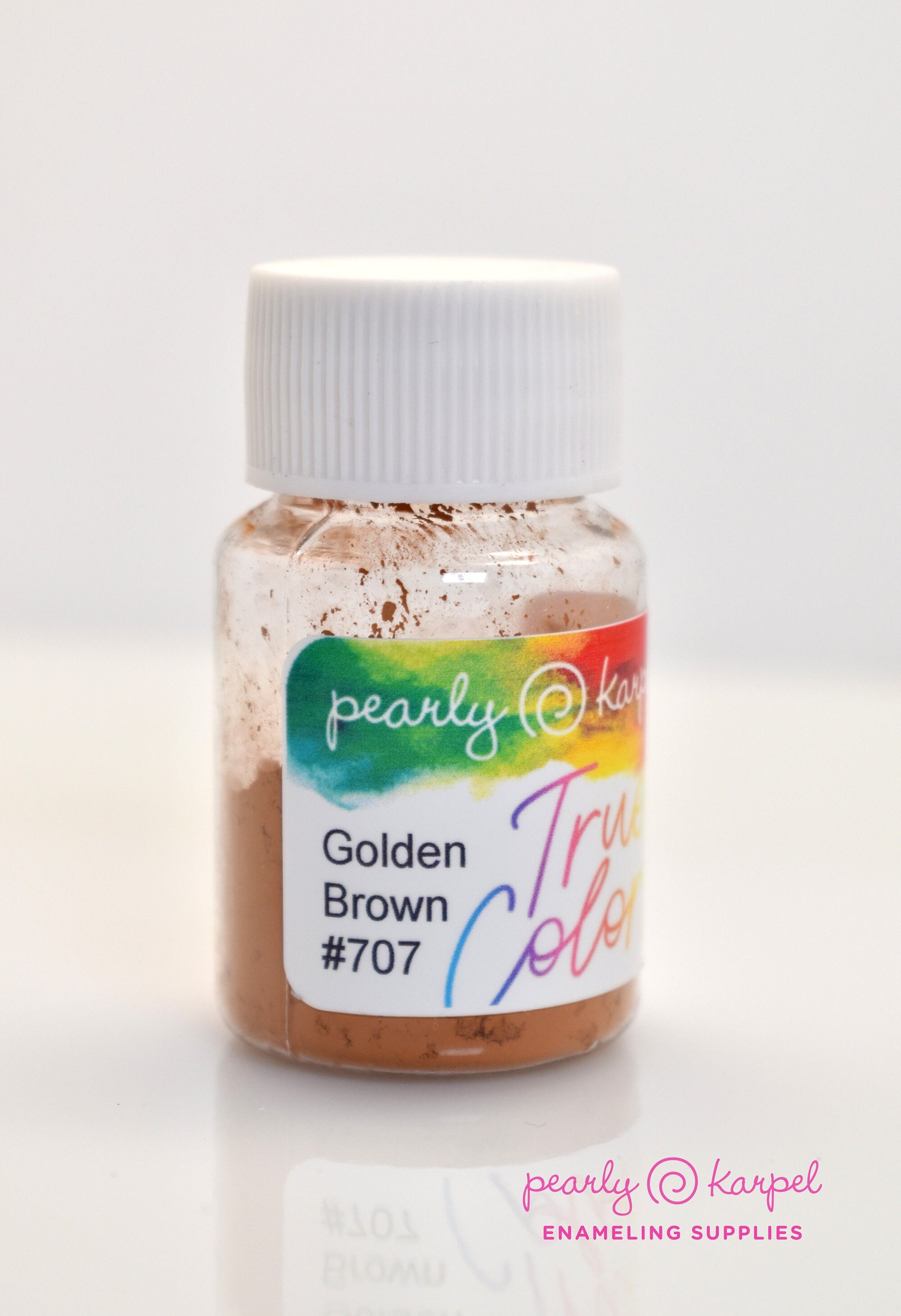 Paints - True Colors Paints For Enamels - Golden brown 707 Lead Free
