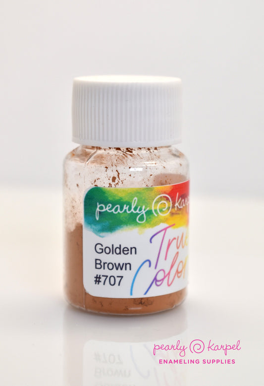 Paints - True Colors Paints For Enamels - Golden brown 707 Lead Free