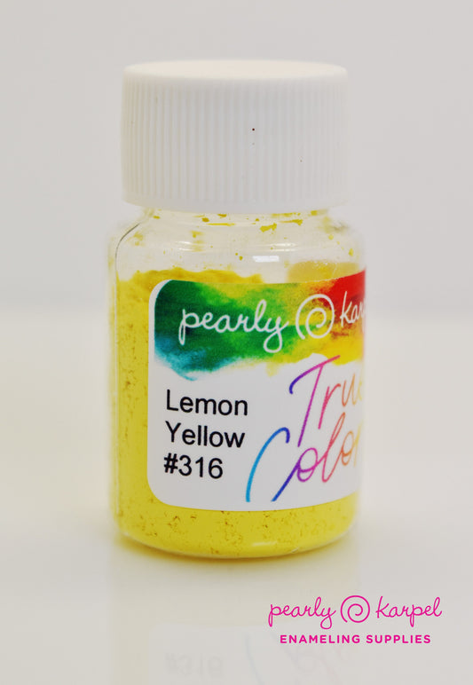 Paints - True Colors Paints For Enamels - Lemon Yellow 316 Lead Free