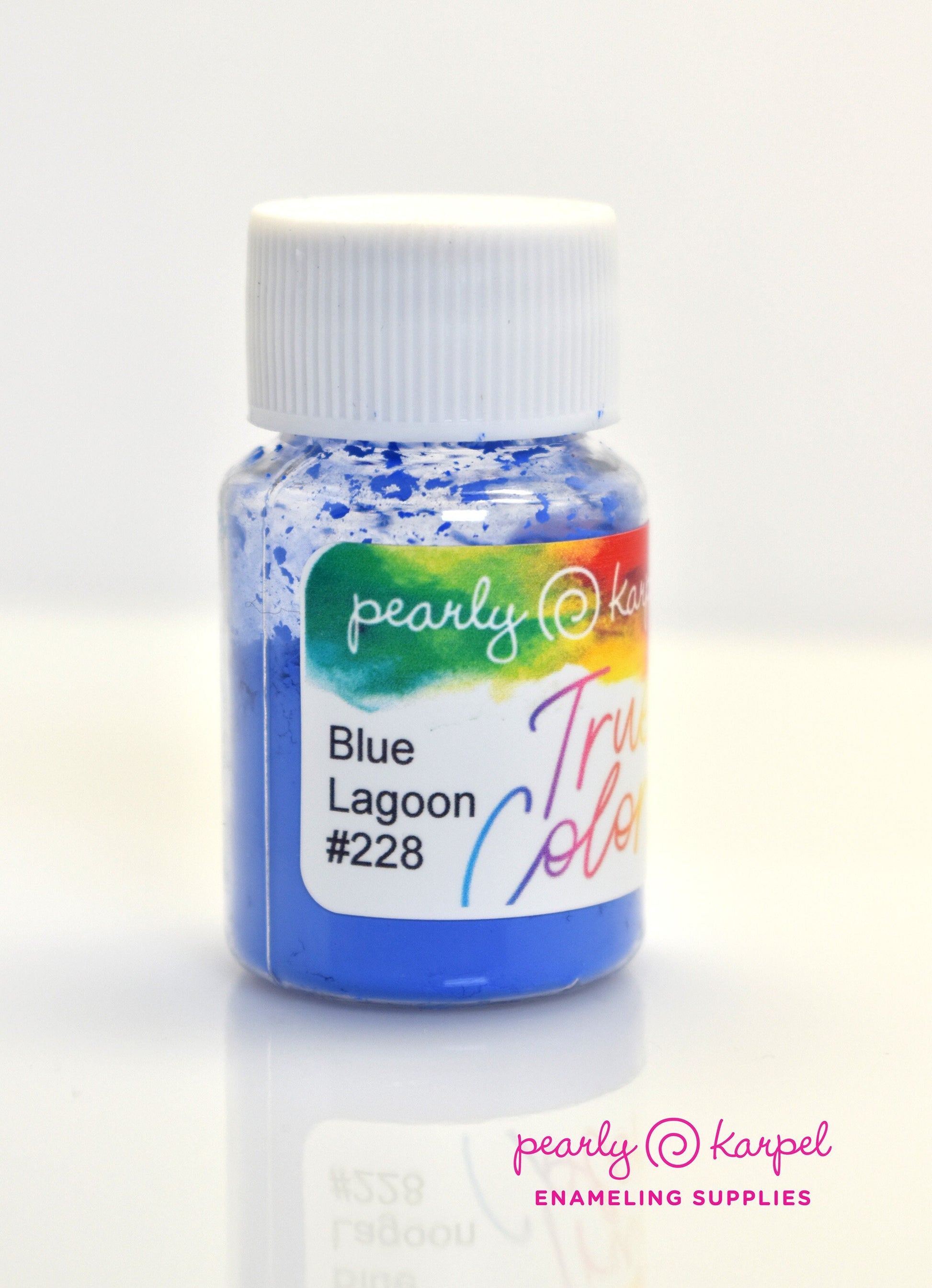 Paints - True Colors Paints For Enamels - Blue Lagoon 228, Lead Free