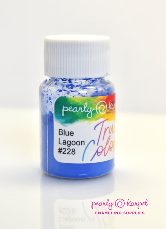 Paints - True Colors Paints For Enamels - Blue Lagoon 228, Lead Free