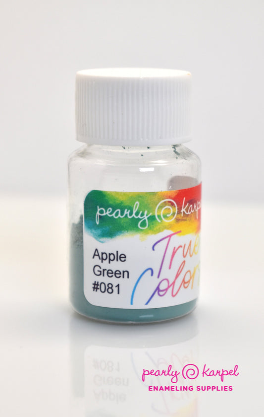 Paints - True Colors Paints For Enamels - Apple Green 081 Lead Free