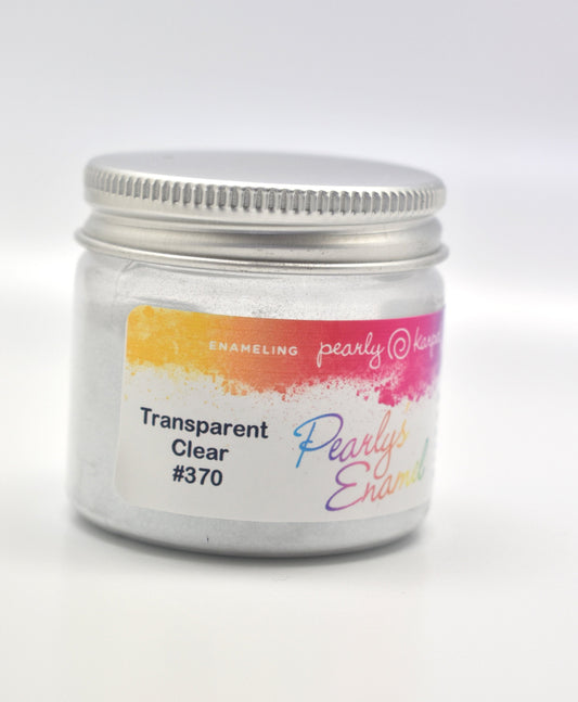 Pearly's Enamel Powder No. 370 Transparent Clear 3oz. (85gr.) Great also for Cloisonné Enameling/Wet Packing Enamels