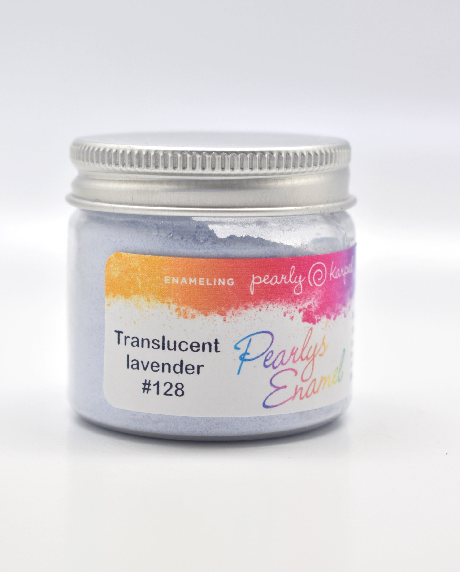 Pearly's Enamel Powder No. 128 Opaque Lavender 3oz. (85gr.) Great for torch/kiln/Cloisonné and Wet Packing Enameling