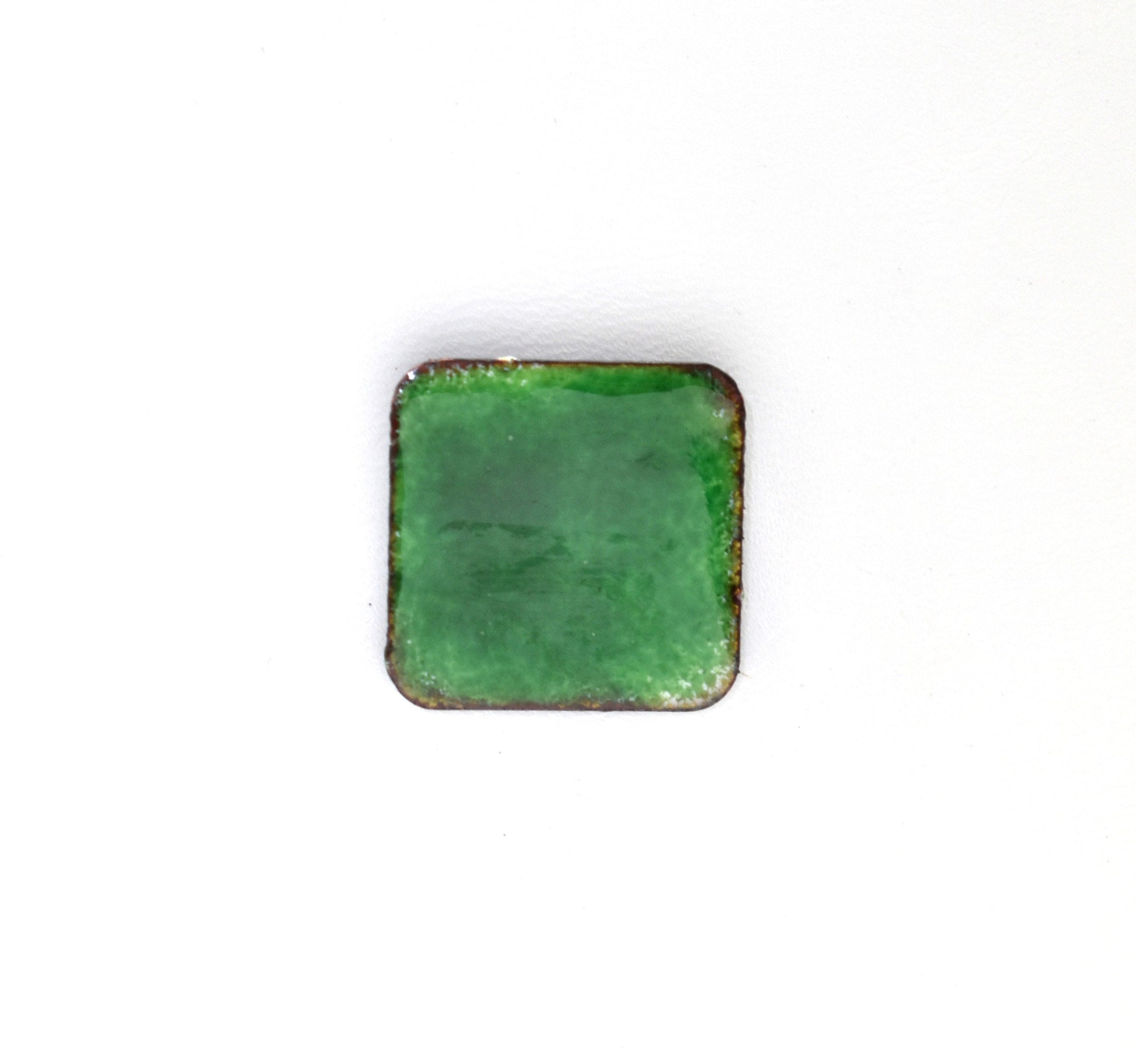 Pearly's Enamel Powder No. 138 Transparent Dark Green 3oz. (85gr.) Great for torch/kiln/Cloisonné and Wet Packing Enameling