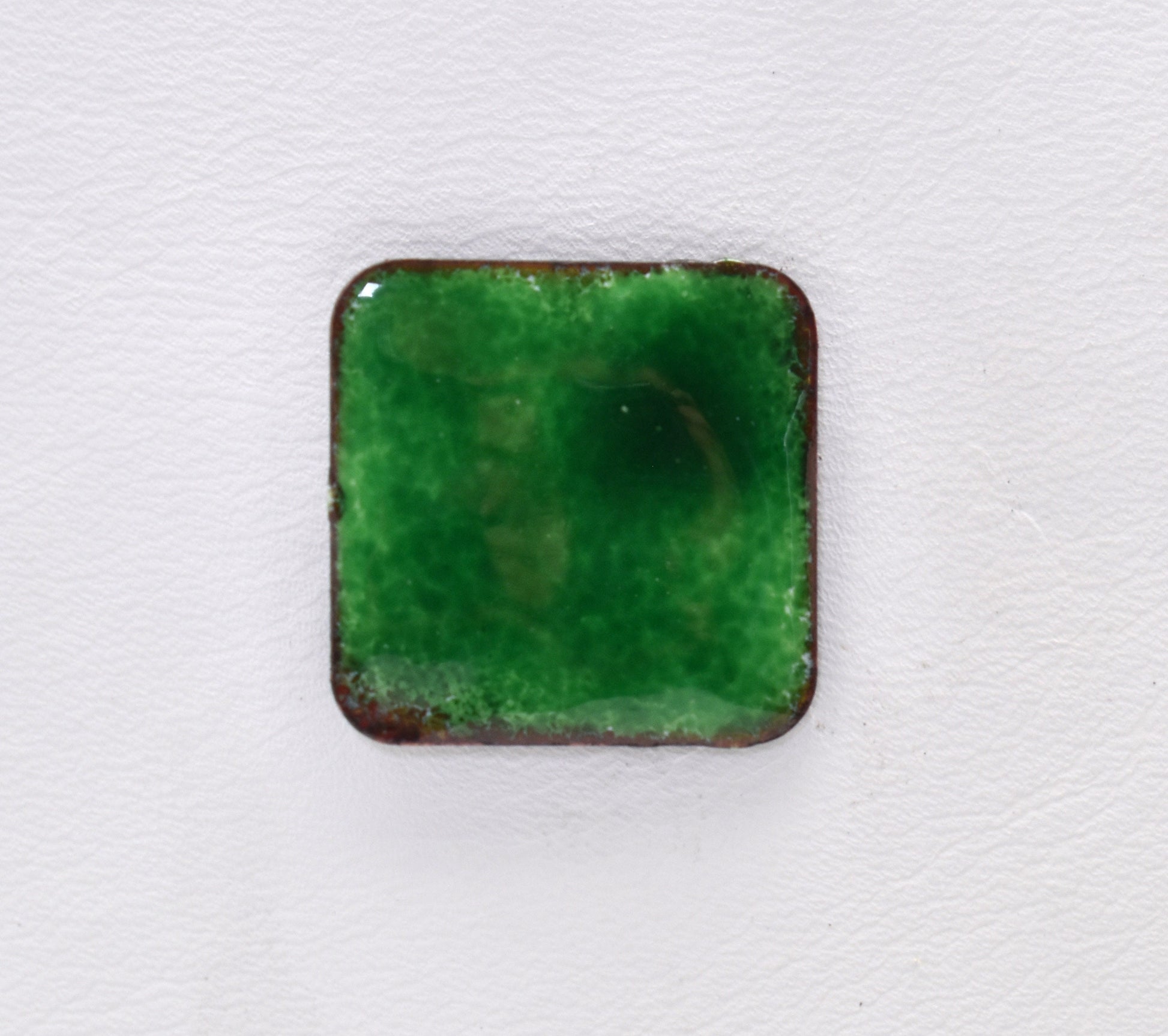 Pearly's Enamel Powder No. 138 Transparent Dark Green 3oz. (85gr.) Great for torch/kiln/Cloisonné and Wet Packing Enameling