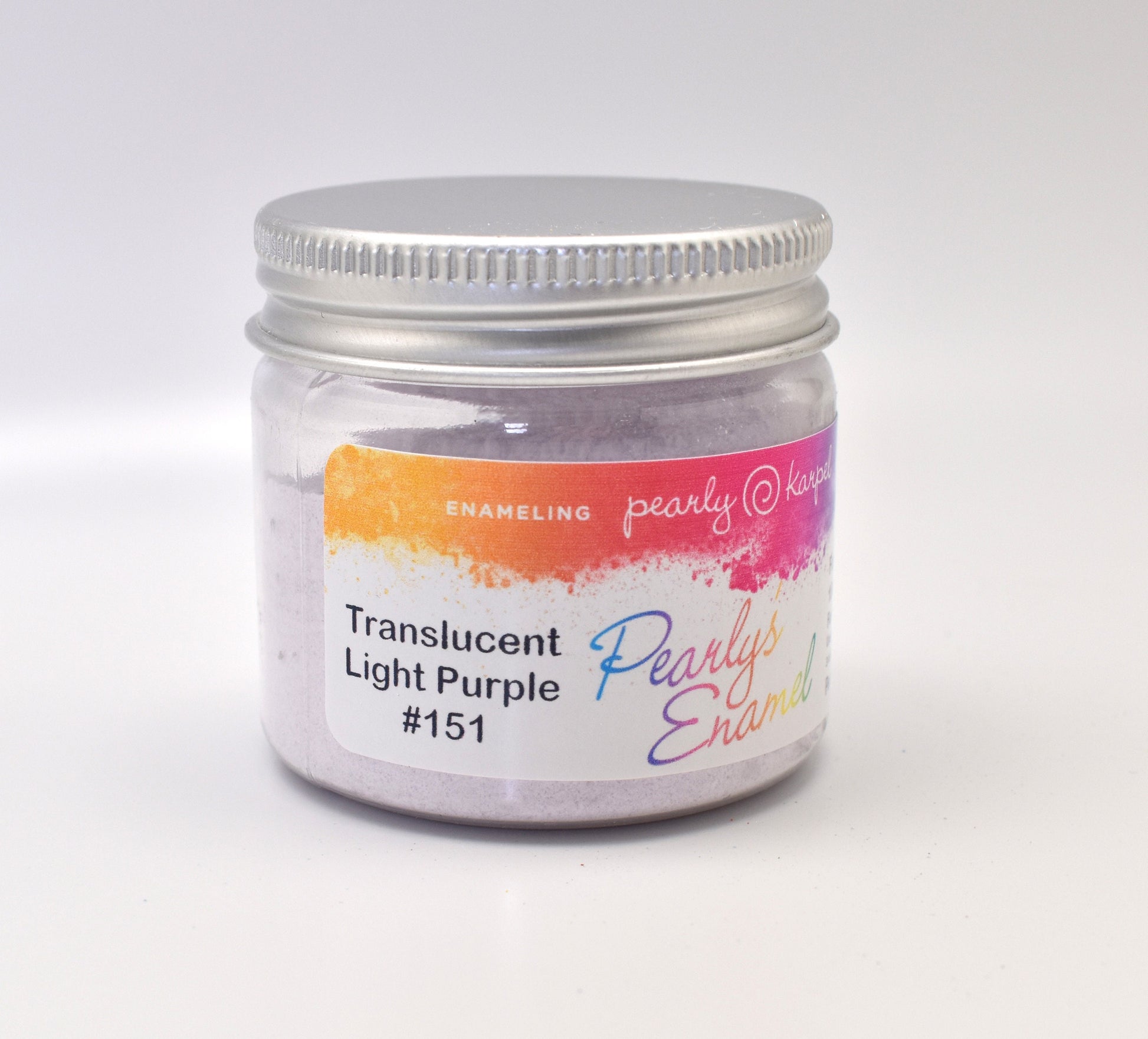 Pearly's Enamel Powder No. 151 Translucent Light Purple 3oz. (85gr.) Great for torch/kiln/Cloisonné and Wet Packing Enameling