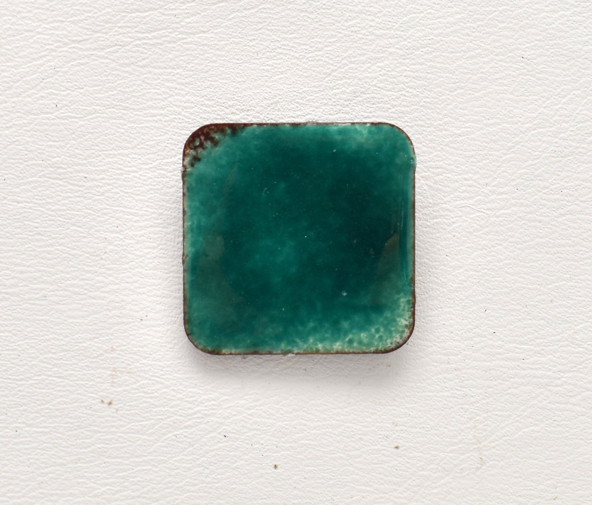 Pearly's Enamel Powder No. 204 Transparent Green Lagoon 3oz. (85gr.) Great for torch/kiln/Cloisonné and Wet Packing Enameling