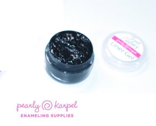 Enameling Supplies Liner Gel - lead free - great for adding detailds and contour on enameled components