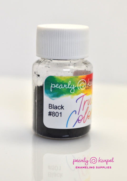 Paints - True Colors Paints For Enamels -Black 801 Lead Free