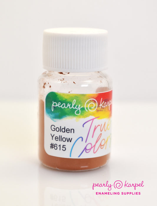 Paints - True Colors Paints For Enamels - Golden yellow 615, Lead Free