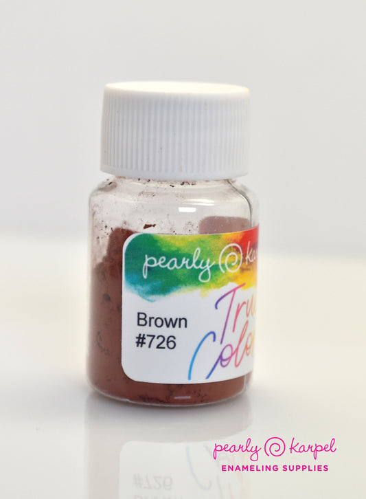 Paints - True Colors Paints For Enamels - Brown 726 Lead Free