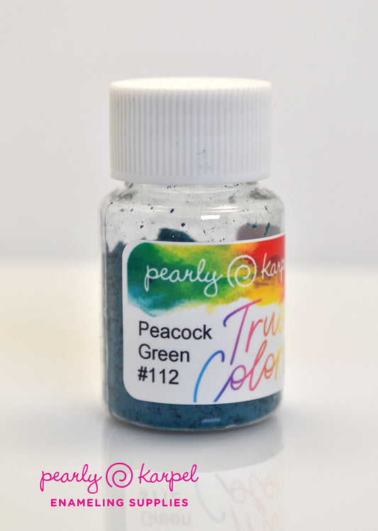 Paints - True Colors Paints For Enamels - Peacock Green 112 Lead Free