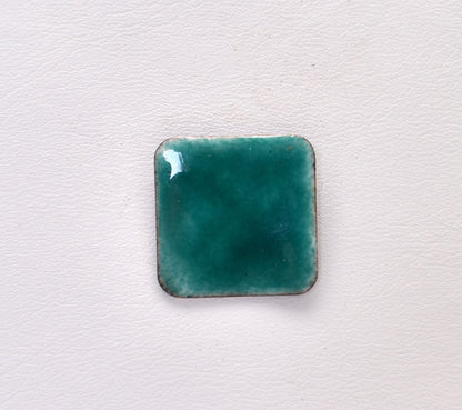 Pearly's Enamel Powder No. 312 Transparent Deep Teal 3oz. (85gr.) Great for torch/kiln/Cloisonné and Wet Packing Enameling