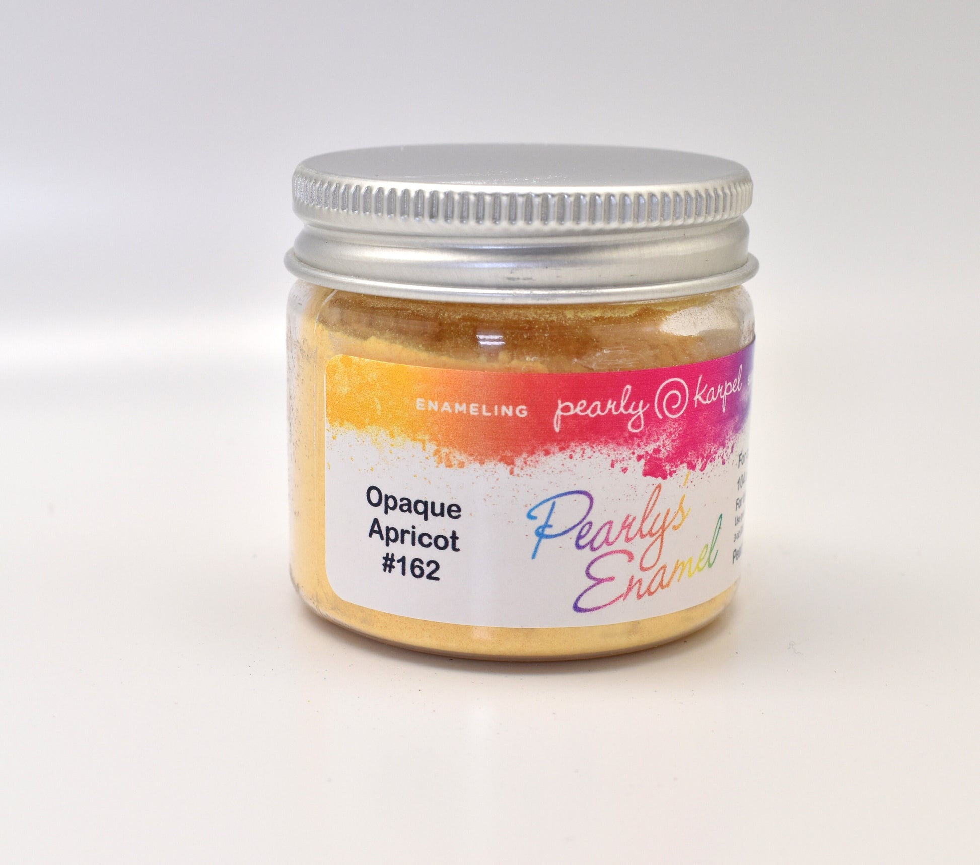 Pearly's Enamel Powder No. 162 Opaque Apricot 3oz. (85gr.) Great for torch/kiln/Cloisonné and Wet Packing Enameling