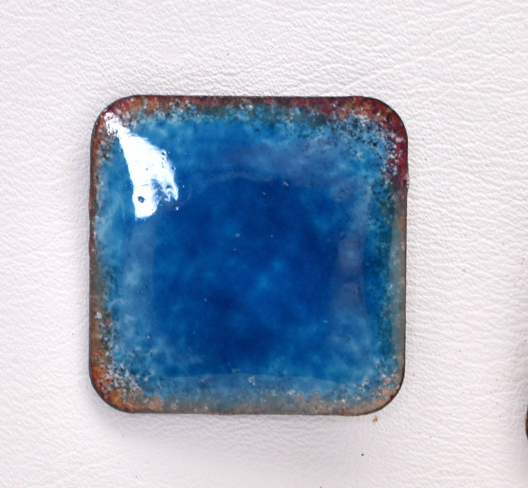 Pearly's Enamel Powder No. 213 Transparent Blue Lake 3oz. (85gr.) Great for torch/kiln/Cloisonné and Wet Packing Enameling