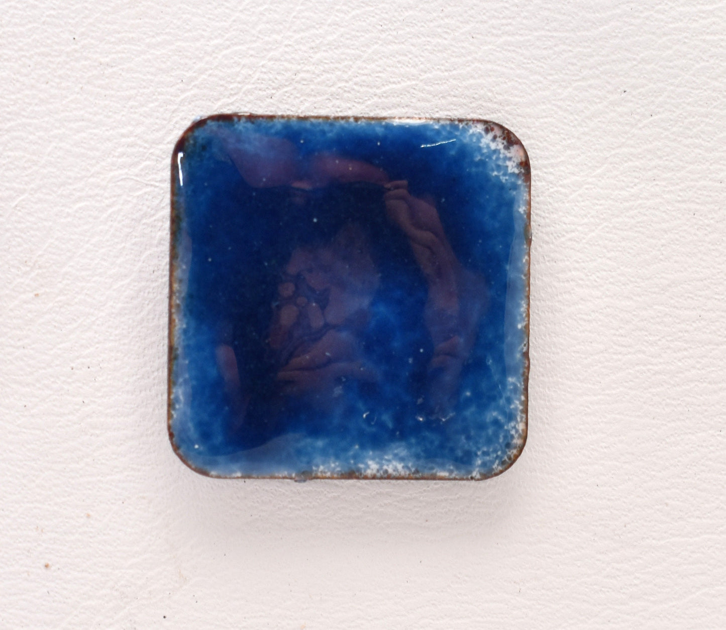 Pearly's Enamel Powder No. 216 Transparent Dark Blue Peacock 3oz. (85gr.) Great for torch/kiln/Cloisonné and Wet Packing Enameling