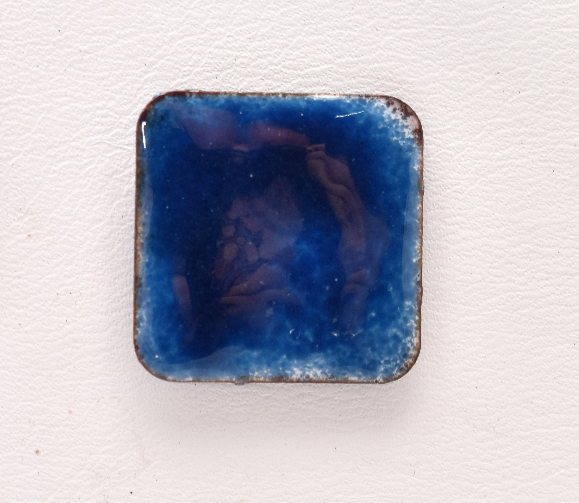 Pearly's Enamel Powder No. 216 Transparent Dark Blue Peacock 3oz. (85gr.) Great for torch/kiln/Cloisonné and Wet Packing Enameling