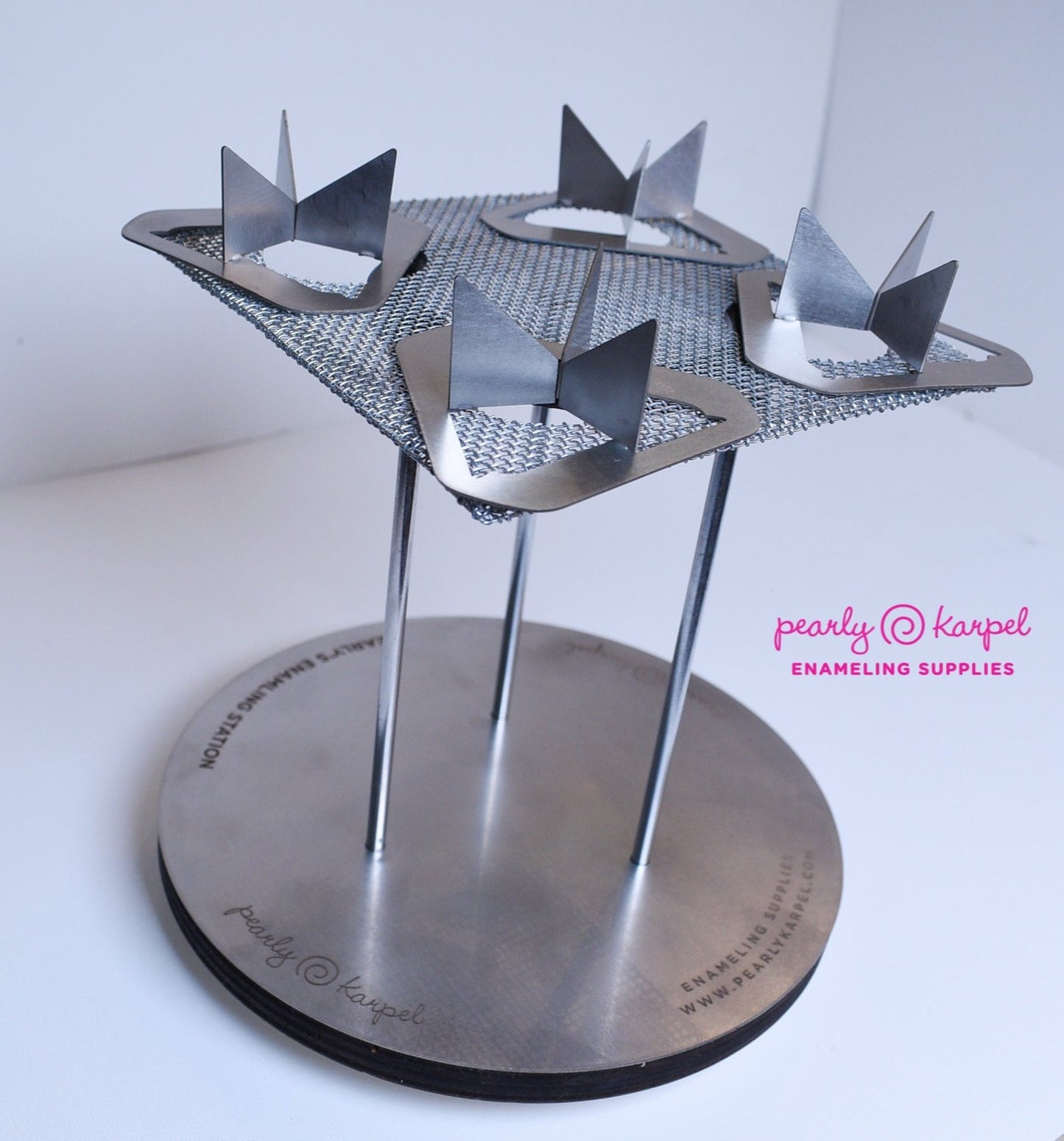 Pearly's Enamel Powder No. 496 Medium Baby Pink 3oz. (85gr.) Great for torch/kiln/Cloisonné and Wet Packing Enameling