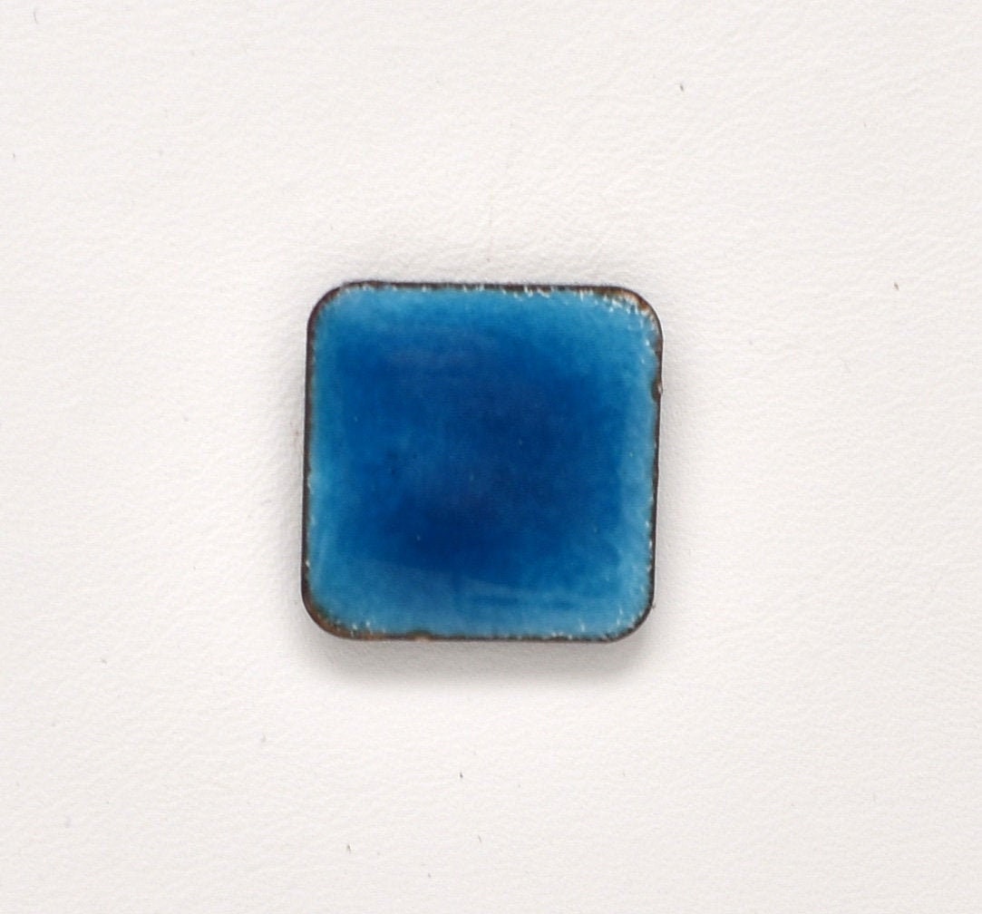 Pearly's Enamel Powder No. 424 Transparent Bright Sea Blue 3oz. (85gr.) Great for torch/kiln/Cloisonné and Wet Packing Enameling