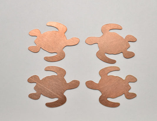 Copper Blanks - 275# Turtle copper blank , stamped enamel , solid copper, stamping blank, personalized , copper blank, raw copper