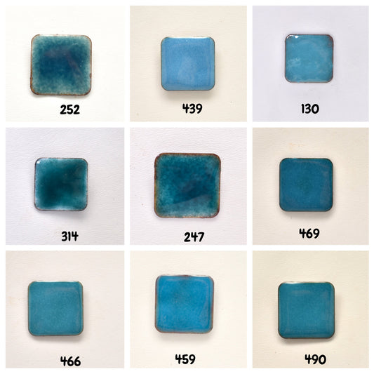 Pearly's Enamel Powder Turquoise 3oz. (85gr.) Great for torch/kiln/Cloisonné and Wet Packing Enameling